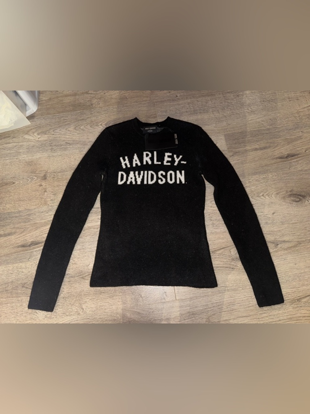 Harley Davidson Super soft Knit Sweater Black NWT XS 2022